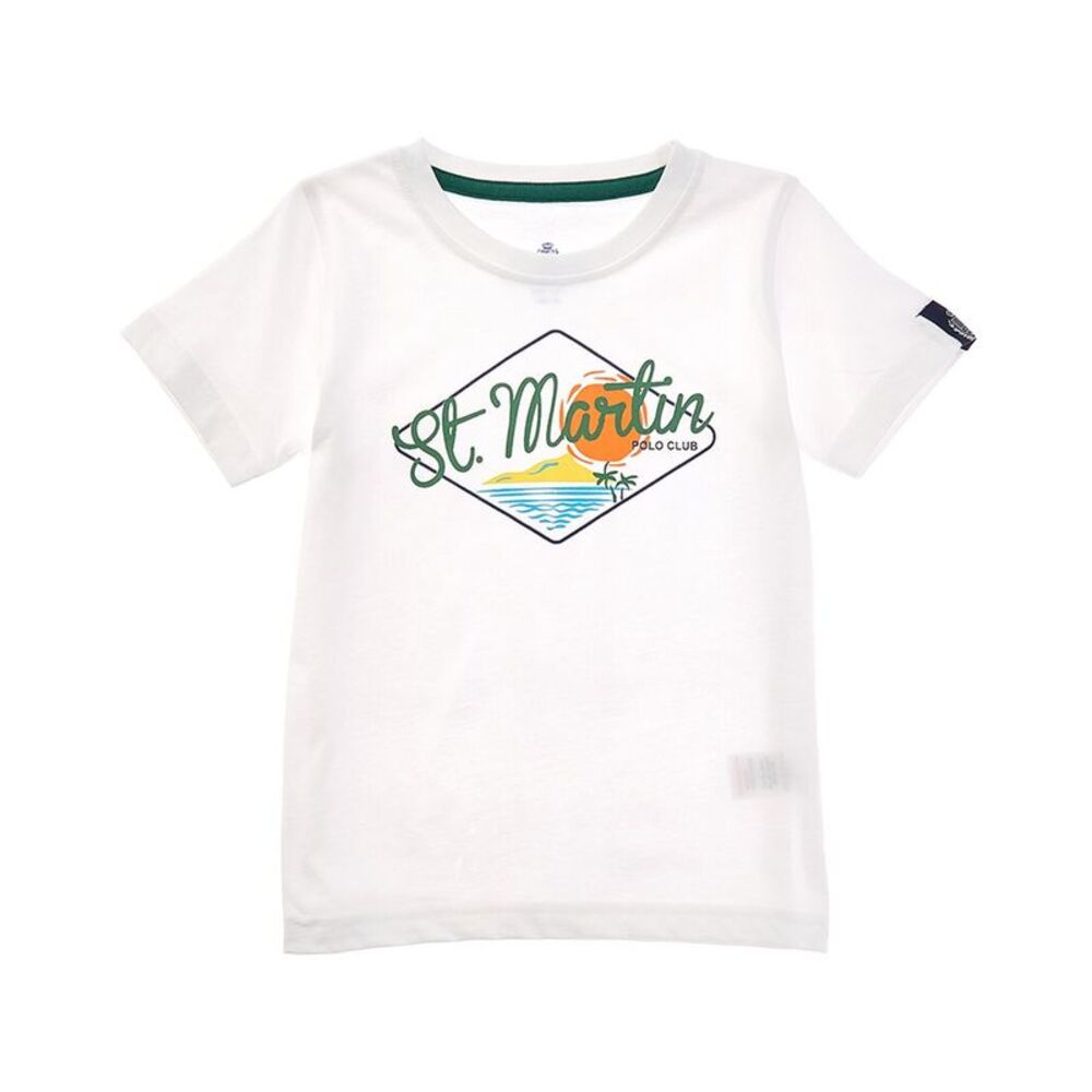 Polo Club St. Martin Boys  Crewneck T-Shirt, White